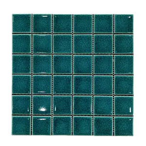 House Tile Used For Wall Decoration Kitchen Worktop Blend Glass Tiles Mosaic For Bathroom