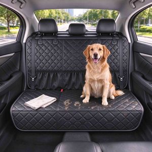 Funda impermeable para asiento de coche para perros, hamaca con base rígida, extensor de asiento trasero, forro de carga para perros, protector de asiento de coche para viajes de mascotas - Product Image 6