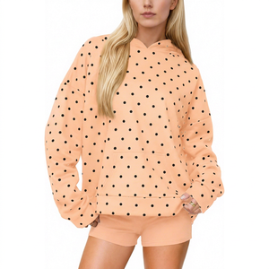 Sweat à capuche unisexe imprimé de haute qualité, coupe classique, en molleton, à manches longues, avec logo personnalisé, style streetwear - Product Image 1