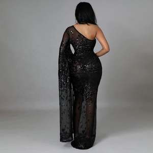 Vestido de Novia Ruizi 2026 de Lujo, Irregular, de Un Solo Hombro, de Malla Transparente, Maxi Vestido de Noche para Fiesta de Bodas, Vestido de <span class=keywords><strong>Gala</strong></span> - Product Image 2