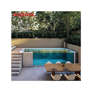 AUPOOL Estéreo Piscina transparente Serie 2000L Entrenador de <span class=keywords><strong>contracorriente</strong></span> estándar Lado largo Piscina acrílica transparente - Product Image 4