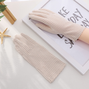 <span class=keywords><strong>Gants</strong></span> d'été personnalisés avec logo, protection solaire UV, écran tactile, antidérapants, en <span class=keywords><strong>soie</strong></span> glacée pour femmes - Product Image 5