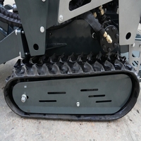 Machine de déchiquetage de souches télécommandée autonome pour terrains accidentés, moteur essence 27 CV