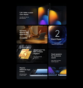 Xiaomi Pad 7 Pro 12 + 512 11-Inch 2K Điện Dung Màn Hình <span class=keywords><strong>Android</strong></span> 13 Quad Core 5G 128GB Cho Trẻ Em Kinh Doanh Giải Trí - Product Image 6