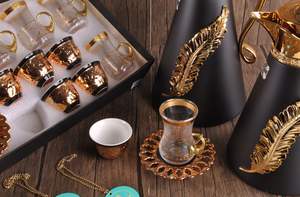 Increíble Termo Árabe Nuevo de Dubái, Botella Térmica de Estilo Medio Oriente, Tetera de Cristal con Tapa, Juego de Té y Café Árabe - Product Image 5