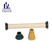 Manchon de fixation en plastique pour tube de construction, cône de fixation pour tube en plastique, pour béton, prix d'usine