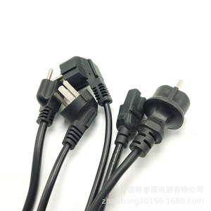 Câble de prise Europower 250V 16A 3G1.5mm, fil de cuivre isolé en PVC, utilisation pour appareils électroménagers - Product Image 5