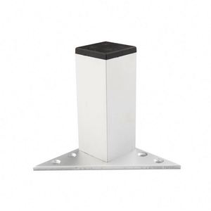 Chrome Metal <b>Folding</b> <b>Table</b> Sofa Legs Silver Furniture Hardware Modern for Living Room Hospital Outdoor Workshop Apartment - Product Image 2