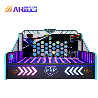Simulateur de football interactif d'intérieur 2026, jeu de lancer, AR, lumières LED haute définition, métal, centre commercial, coordination œil-main