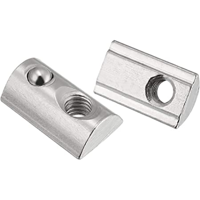 M3-m10 углеродистая сталь сделано Европейский Стандартных Алюминиевых Профилей эластичный Весенний Бал гайка, Т-образными пазами пружинная гайка