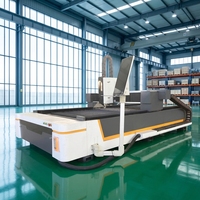 Découpeuse laser à fibre CNC Gauss 3015 6000W avec moteur servo et refroidissement par eau pour tôles métalliques