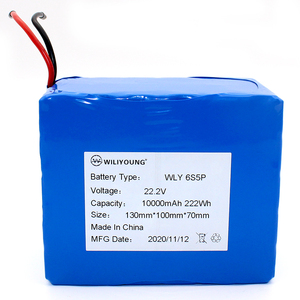 Paquete de Baterías de Polímero de Iones de Litio 18650 Personalizado de 6S5P, 24V 10Ah, para Sistemas de Almacenamiento de Energía Solar - Product Image 1