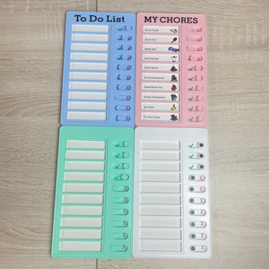 Enfants auto-discipliné perforateur planificateur quotidien planificateur autonome bon plan de formation d'habitudes promotion en plastique - Product Image 3