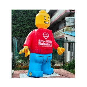 Mascotte gonflable de personnage Lego de haute qualité, Homme bloc gonflable géant personnalisé pour événements promotionnels et ouvertures de magasins - Product Image 5