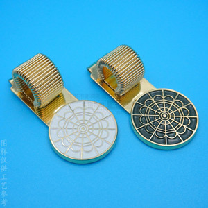 Customized Metal Pen <b>Clip</b> 45mm <b>Spring</b>-Loaded For Stationery Business Gifts - Product Image 3