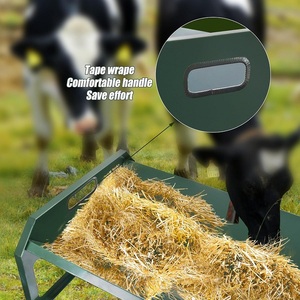 Thép Không Gỉ Dê Trung Chuyển Nhiệm Vụ Nặng Nề Công Suất Lớn Thức Ăn Máng Chăn Nuôi Trung Chuyển Dễ Dàng Để Làm Sạch Cho Dê Cừu Ngựa Gia Súc - Product Image 4