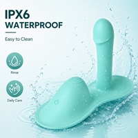 Vibrador de bragas al por mayor, mini, unisex, de silicona médica, recargable por USB, impermeable IPX6, masajeador de punto G, dildo para montar