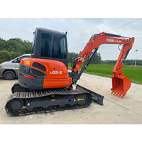 Excavatrice Kubota U55 d'occasion, petite excavatrice économique, prix bas, promotion, excavatrices sur chenilles U55-4 d'occasion