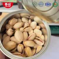 Pistachos Salados Tostados Premium en Lata de 120g, Snack Saludable de Frutos Secos, Certificado Halal, Cacahuetes para Venta al Por Mayor
