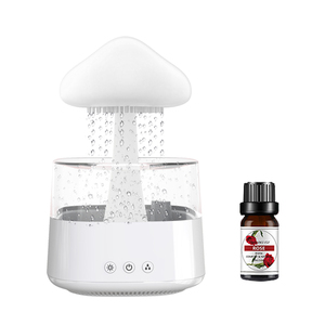 Nuevo Difusor de Aromas con Luz Nocturna de Gotas de Lluvia y <span class=keywords><strong>Nubes</strong></span> Coloridas, Humidificador, Éxito de Ventas - Product Image 2