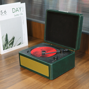 Lecteur <span class=keywords><strong>CD</strong></span> de style rétro en gros, lecture multi-formats, haut-parleur Bluetooth pour salon, durable, taille compacte, cadeau - Product Image 4