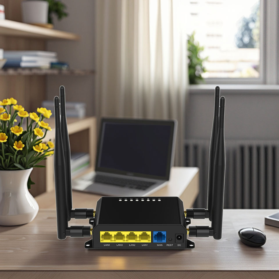 4G LTE Router with SIM Card Slot - 300mbps Wifi Hotspot