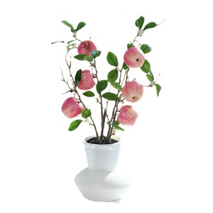 Árboles Frutales Artificiales, Manzana, Naranja, Granada, Bonsái de Paisaje, Árboles Frutales Simulados para Decoración del Hogar, Cocina, Hotel - Product Image 1