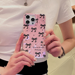 เคสป้องกันโทรศัพท์เด็กผู้หญิงลายริ้วน้ำสีชมพูน่ารักอุปกรณ์เสริมโทรศัพท์ Iphone17 16 15pro Max PLUS XR - Product Image 6