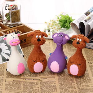 Jouets à mâcher interactifs pour chiens et chiots en TPR et latex, résistants aux morsures, amusants et couineurs, pour l'intérieur – Offre spéciale - Product Image 2