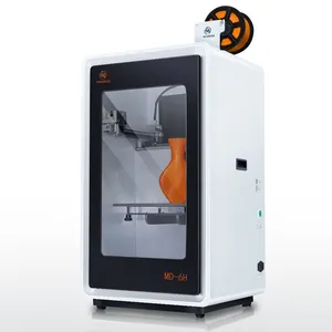 MINGDA Printer 3d Md-6h, Printer 3D Menggunakan Struktur Logam Stabil 400*300*500Mm FDM Printer 3d Ukuran Besar 2021 Printer 3d