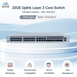 Conmutador de Centro de Datos/Núcleo HUA WEI S550-24T8J8YZ de 24 Puertos con SNMP y QoS, Capacidad de Conmutación de 2.4Tbps - Product Image 1