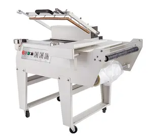 POF PVC Film Semi Automatic Sealing Cutting Machine For Heat Shrink Wrapping