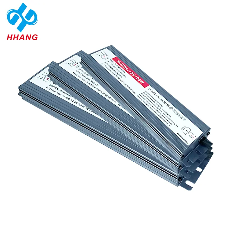 HHANG Industrial Unit IP67 Rainproof AC DC Led Light Driver Constant Voltage 12v 24v 36w Smps Waterproof Switching Power Supply