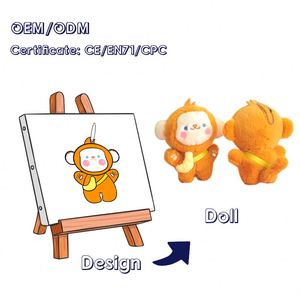 Llaveros de Peluche Personalizados al por Mayor, Muñecos de Animales Esponjosos, Llaveros de Peluche Pequeños y Lindos - Product Image 2