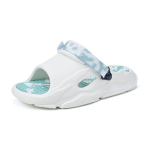 Sandales à semelles épaisses en EVA blanc et vert, respirantes, antidérapantes, pour la plage, pour les jeunes, les hommes, les femmes, les couples - Product Image 5