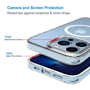 Étuis de téléphone portable magnétiques transparents hybrides de luxe antichoc en TPU et PC de la marque Beelan pour <span class=keywords><strong>iPhone</strong></span> 13 pour <span class=keywords><strong>iPhone</strong></span> <span class=keywords><strong>12</strong></span> - Product Image 4