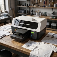 Harga Pabrik Mesin Cetak DTG A2 Langsung ke Pakaian Hoodie Sepatu Perangkat Lunak Cerdas RC-4060T Printer Inkjet Dtg