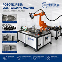Machine de soudage laser robotisée automatique pour la production en série de tubes en acier inoxydable, avec soudure à joint lisse à faible apport de chaleur