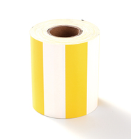 Étiquettes de prix pour étagères 70x40mm, papier thermique direct 135gsm, rouleau de 200 pièces, haute résolution pour les étiquettes de prix des magasins de détail