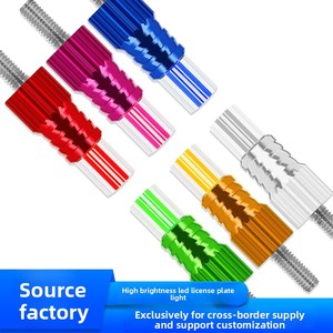 YD 12V LED nhôm nhấp nháy EAGLE mắt đèn ban ngày chạy DRL giấy phép tấm ánh sáng motarcycle Đèn pha trắng đỏ băng màu xanh - Product Image 5