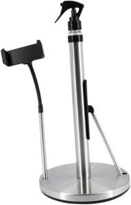<b>Kitchen</b> 3 in 1 <b>Paper</b> Towel Holder with Spray Bottle & Phone Holder Countertop Stainless Steel Tissue Holder <b>Paper</b> Dispenser - Product Image 2