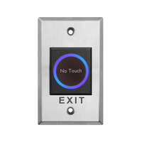 OUTUS - Botón de Salida Infrarrojo Moderno con Liberación por Presión, de Metal, para Puerta, para Sistema de Control de Acceso en Villas