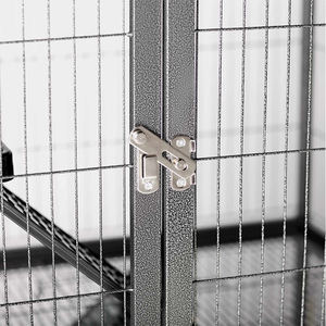 Intérieur Rectangle forme couleur personnalisée Chine En Acier Inoxydable Pour Animaux De Compagnie <span class=keywords><strong>Cage</strong></span> de Chenil - Product Image 4