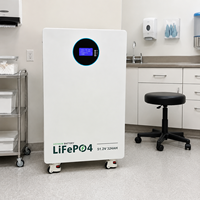 Batterie solaire empilable LiFePO4 16 kWh, directement de l'usine, 20-30 kW, plus de 8000 cycles à 80 % DOD pour les systèmes solaires hors réseau
