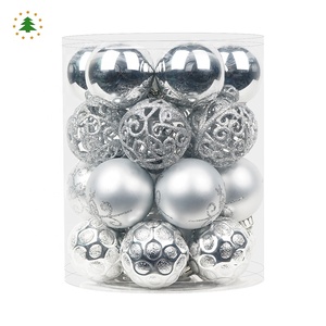 Usine oem <span class=keywords><strong>personnalisé</strong></span> imprimé 6cm ornement <span class=keywords><strong>de</strong></span> <span class=keywords><strong>sapin</strong></span> <span class=keywords><strong>de</strong></span> noël en plastique <span class=keywords><strong>boule</strong></span> <span class=keywords><strong>de</strong></span> noël - Product Image 1