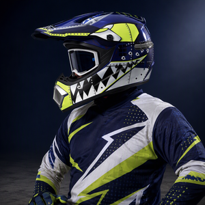 Casco Integrale per Moto <span class=keywords><strong>in</strong></span> ABS, Approvato DOT, Protezione Portatile per la Testa, Unisex, per Motocross e Bici VIRTUE - Product Image 2