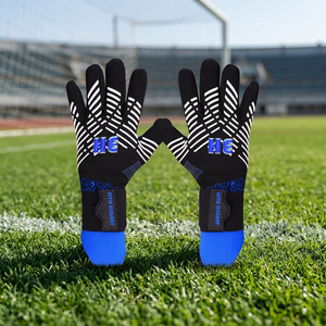 Produit le plus vendu Gants de gardien de but personnalisés Meilleur fabricant de gros Gants de gardien de but d'entraînement de football - Product Image 4