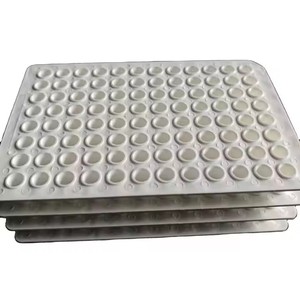Plaque PCR 96 puits compatible Biorad ABI, non-bordée, en polypropylène blanc, pour réaction PCR en temps réel - Product Image 1