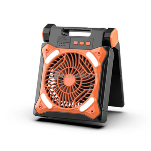 Ventilador de Mesa Portátil Dobrável com Bateria de 10000mAh, Recarregável via USB, Ventilador Externo com Luz LED e Power Bank, Embalagem em Caixa para Camping - Product Image 3