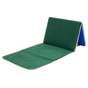 Tapis de prière islamique pliable de luxe pour les voyages avec support de dossier intégré - Product Image 3